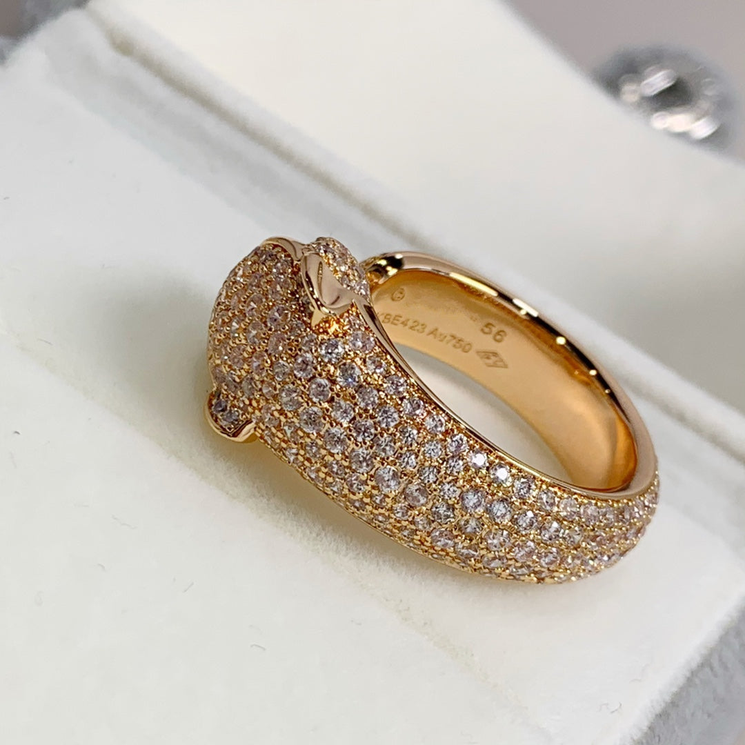 ¡®Veyra Jewelry¡¯PANTHERE PINK GOLD DIAMOND RING