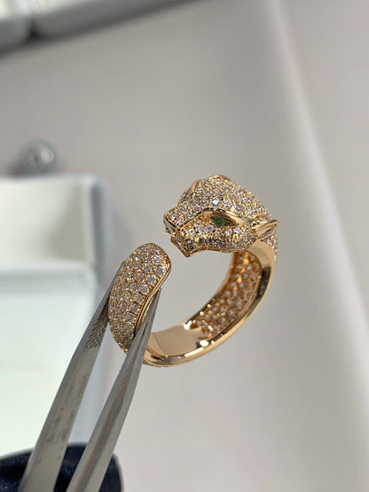 ¡®Veyra Jewelry¡¯PANTHERE PINK GOLD DIAMOND RING