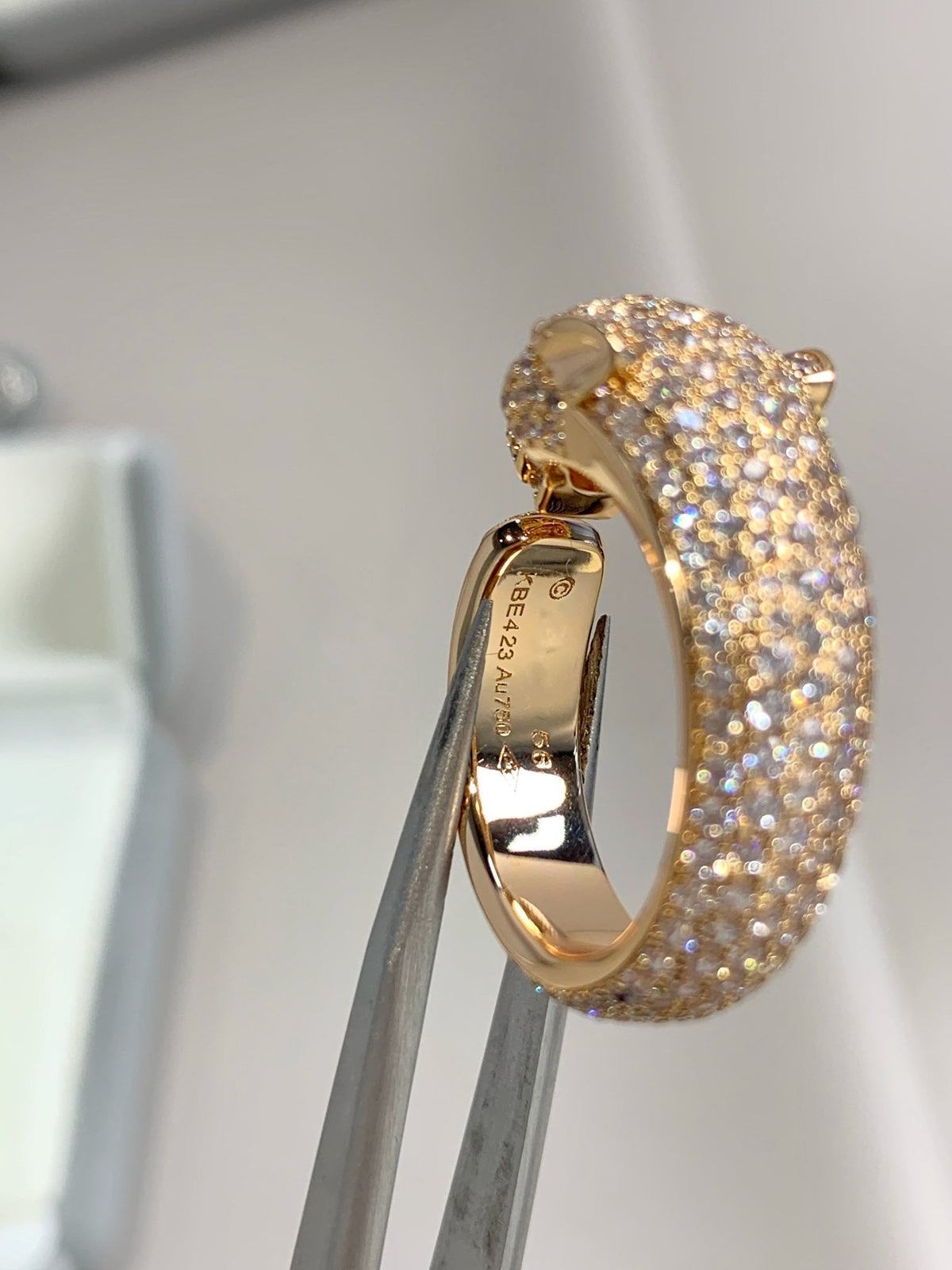 ¡®Veyra Jewelry¡¯PANTHERE PINK GOLD DIAMOND RING