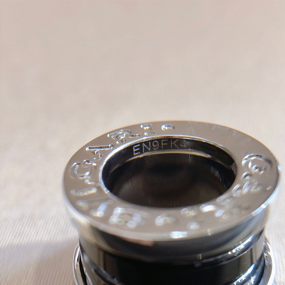 [Veyra Jewelry]ZERO 1 BLACK CERAMIC SILVER NECKLACE