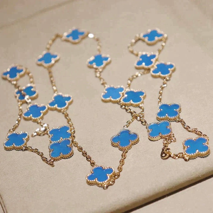 ¡®Veyra Jewelry¡¯CLOVER 20 MOTIFS TURQUOISE GOLD