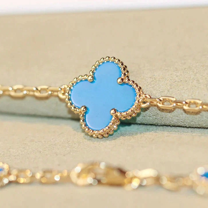 ¡®Veyra Jewelry¡¯CLOVER 20 MOTIFS TURQUOISE GOLD