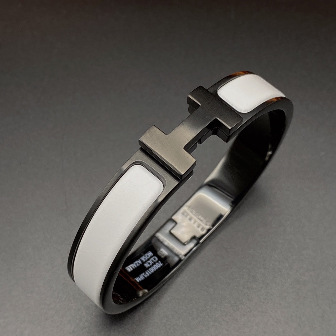 ¡®Veyra Jewelry¡¯H BRACELET 12MM BLACK WHITE CERAMIC