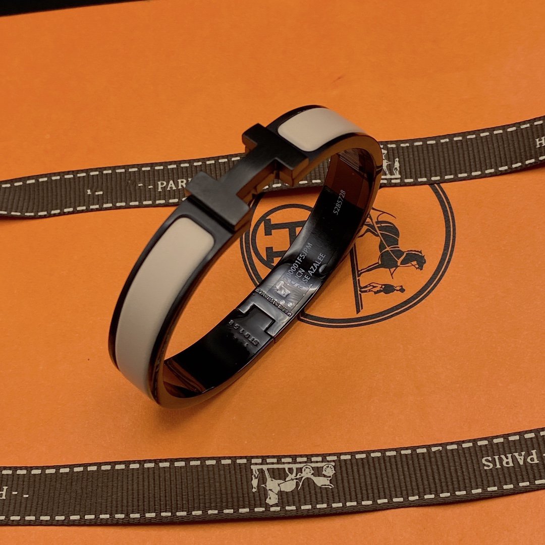 ¡®Veyra Jewelry¡¯H BRACELET 12MM BLACK BEIGE CERAMIC
