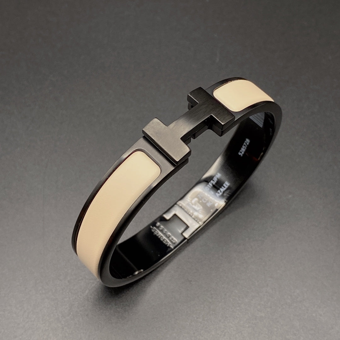 ¡®Veyra Jewelry¡¯H BRACELET 12MM BLACK BEIGE CERAMIC
