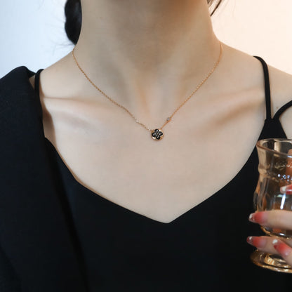 ¡®Veyra Jewelry¡¯SUN PEDANT PINK GOLD 1 DIAMOND NECKLACE