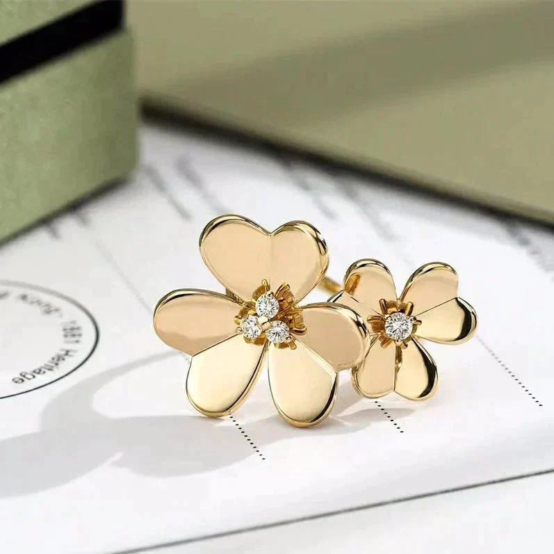 ¡®Veyra Jewelry¡¯CLOVER COMOS GOLD DIAMOND RING