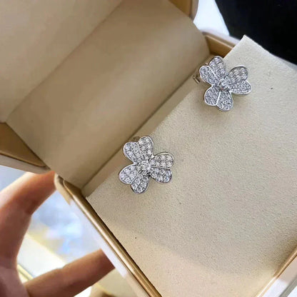 ¡®Veyra Jewelry¡¯CLOVER COMOS DIAMOND EARRINGS SILVER