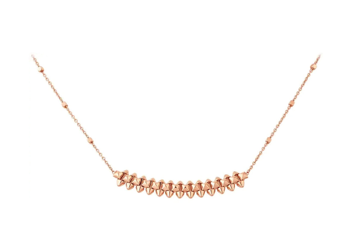 ¡®Veyra Jewelry¡¯CLASH PINK GOLD NECKLACE