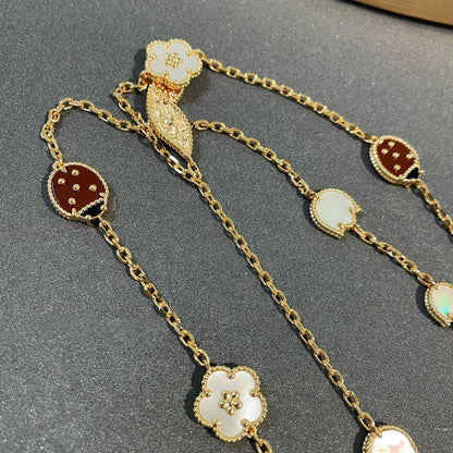 ¡®Veyra Jewelry¡¯LUCKY SPRING 15 MOTIFS GOLD NECKLACE