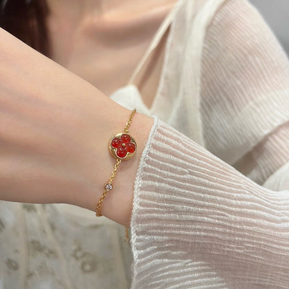¡®Veyra Jewelry¡¯SUN PEDANT CARNELIAN BRACELET
