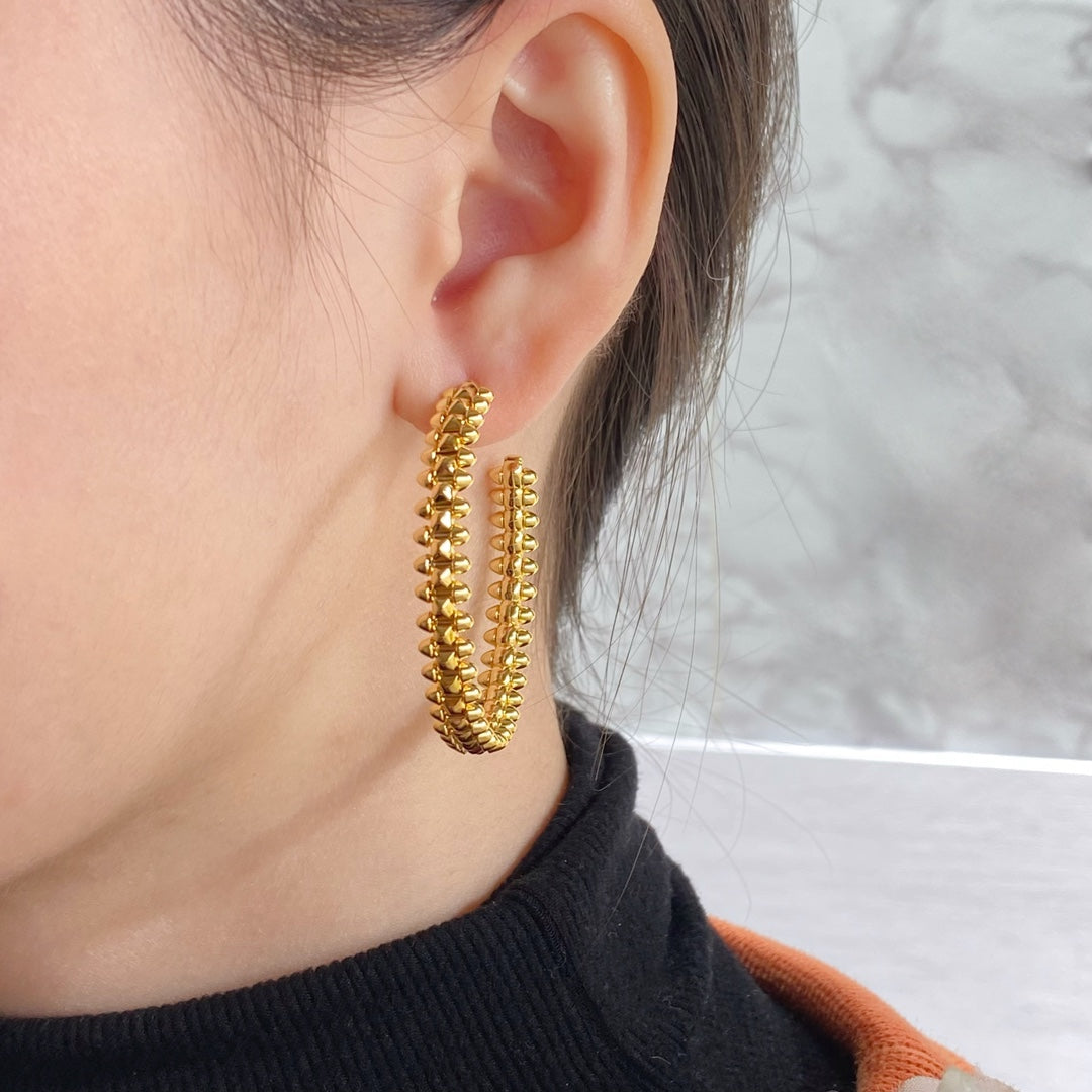 ¡®Veyra Jewelry¡¯CLASH LARGE HOOP EARRINGS