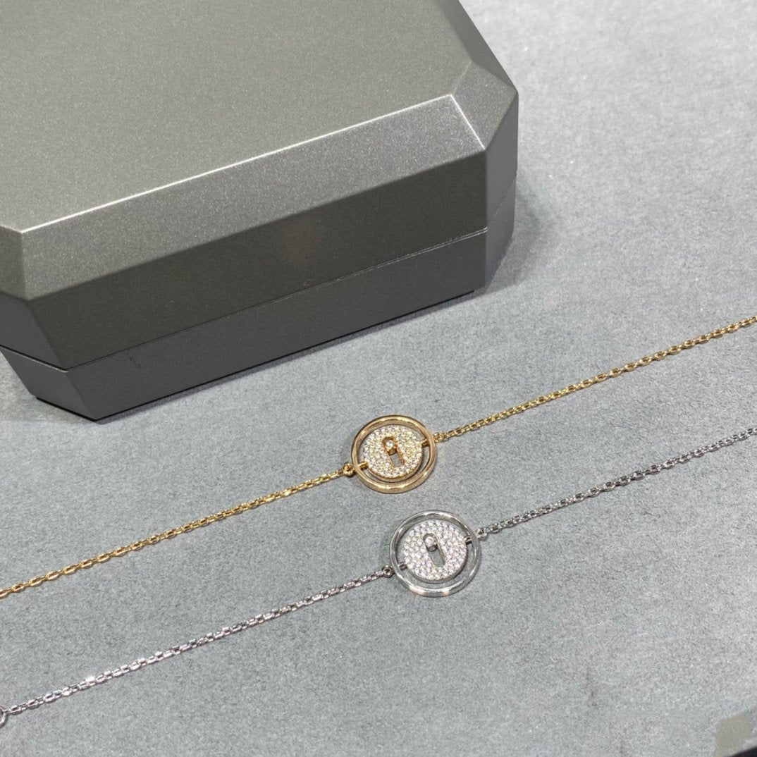 [Veyra Jewelry]LUCKY MOVE DIAMOND PAVED BRACELET