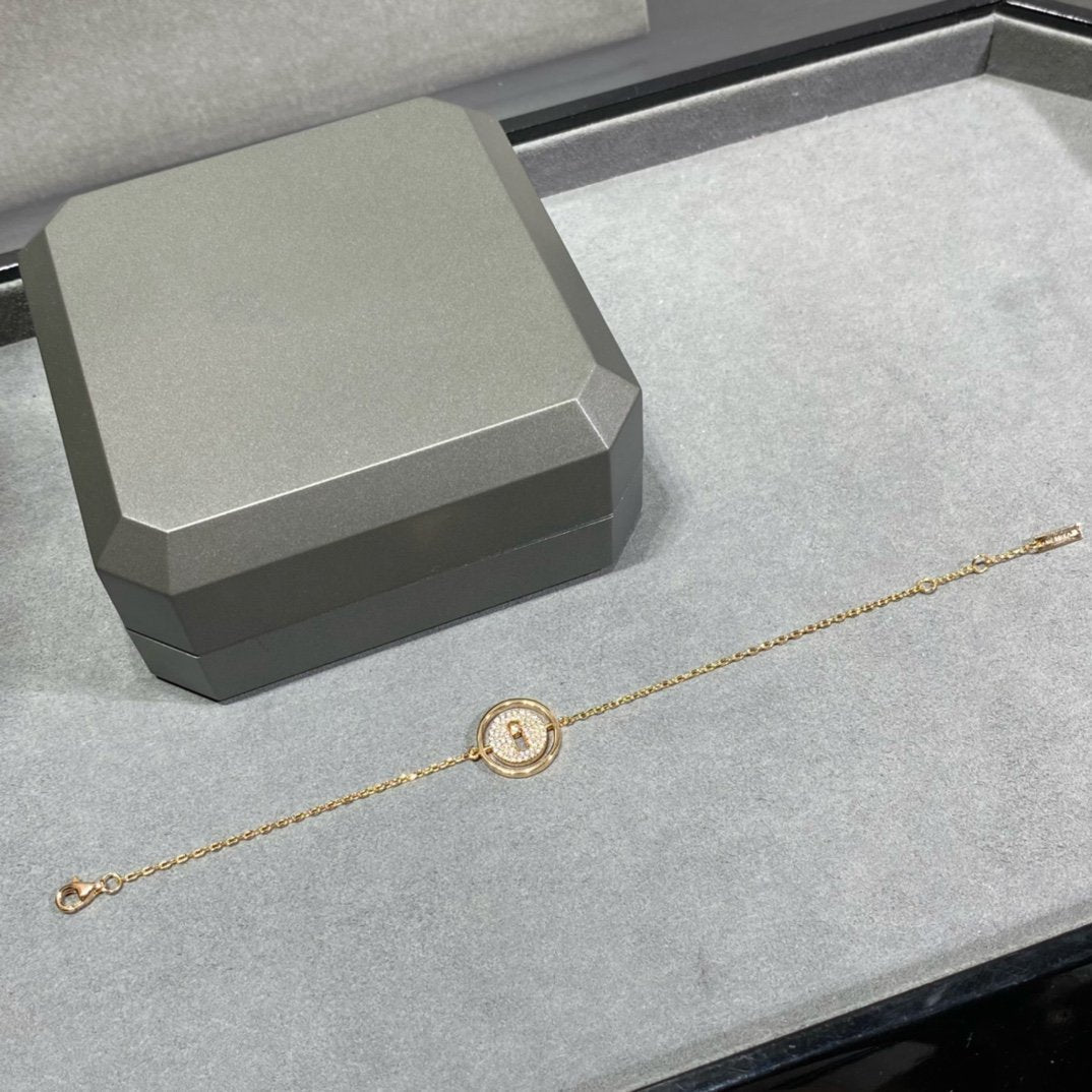 [Veyra Jewelry]LUCKY MOVE DIAMOND PAVED BRACELET