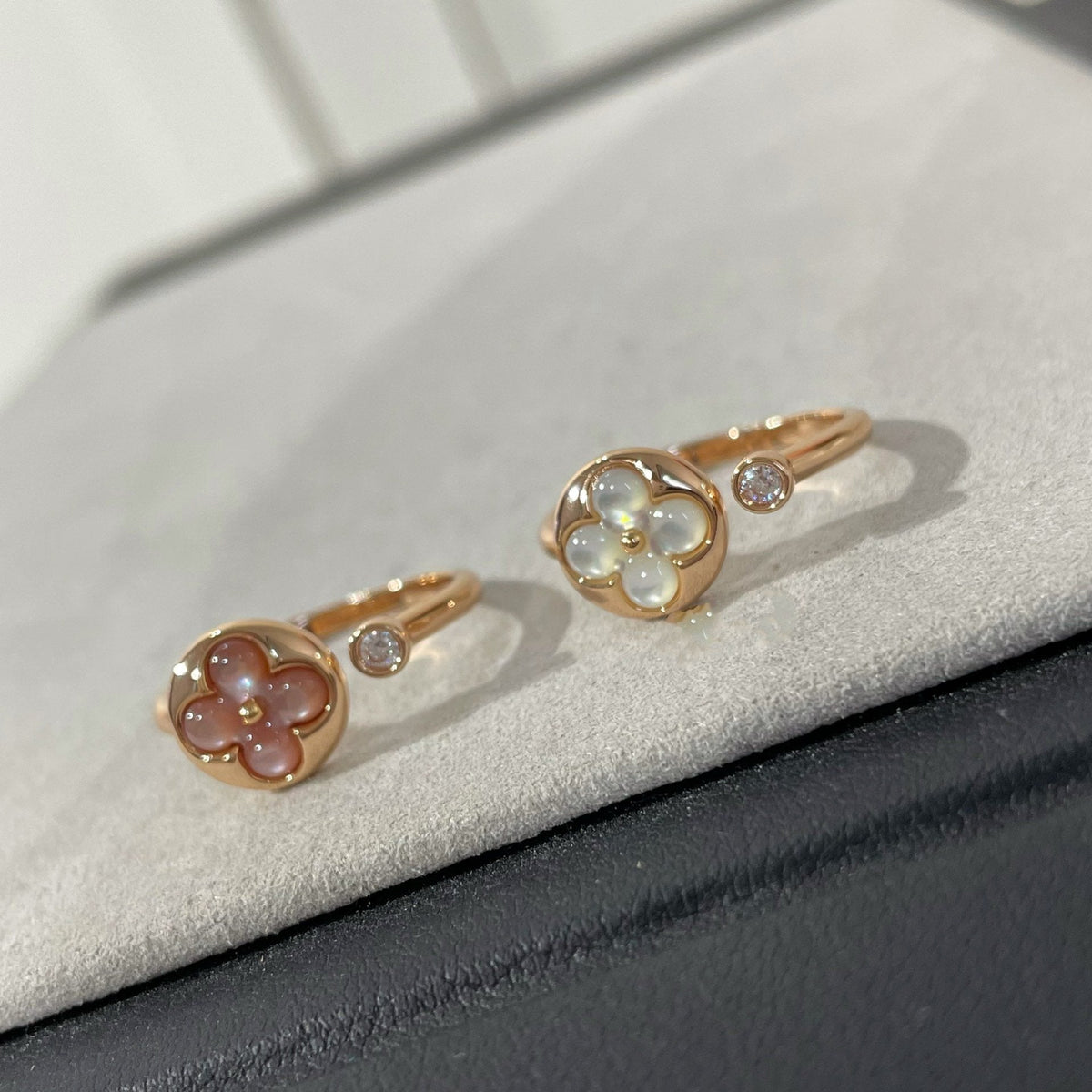 ¡®Veyra Jewelry¡¯SUN 1 DIAMOND PINK MOP RING