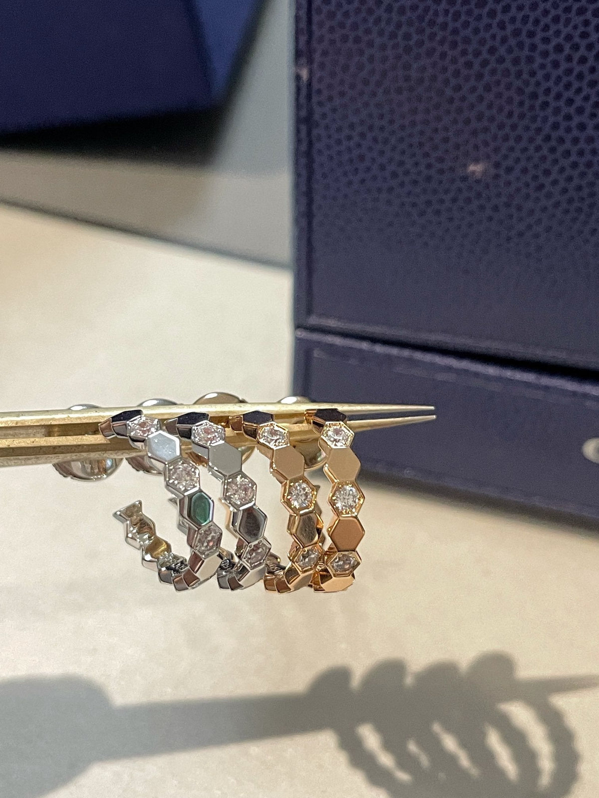 ¡®Veyra Jewelry¡¯BEE LOVE Earrings GOLD DIAMOND