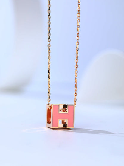 ¡®Veyra Jewelry¡¯H CAGE PINK GOLD NECKLACE