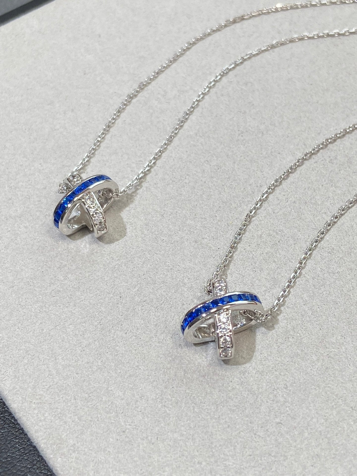 ¡®Veyra Jewelry¡¯LIENS DIAMOND SILVER NECKLACE