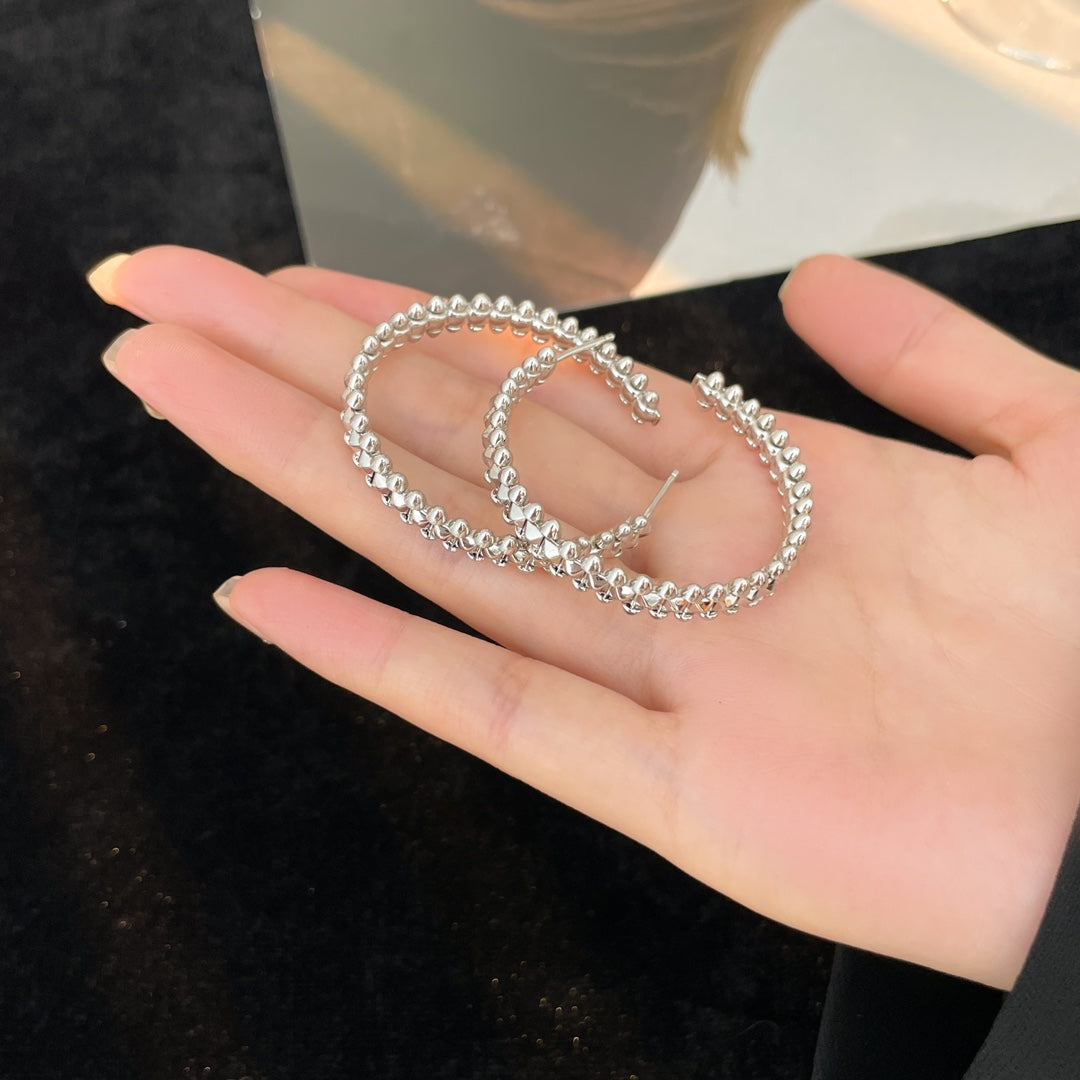 ¡®Veyra Jewelry¡¯CLASH HOOP EARRINGS