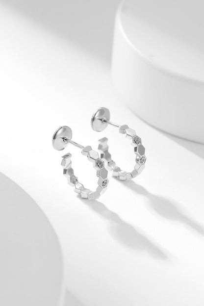 ¡®Veyra Jewelry¡¯BEE LOVE DIAMOND HOOP EARRINGS