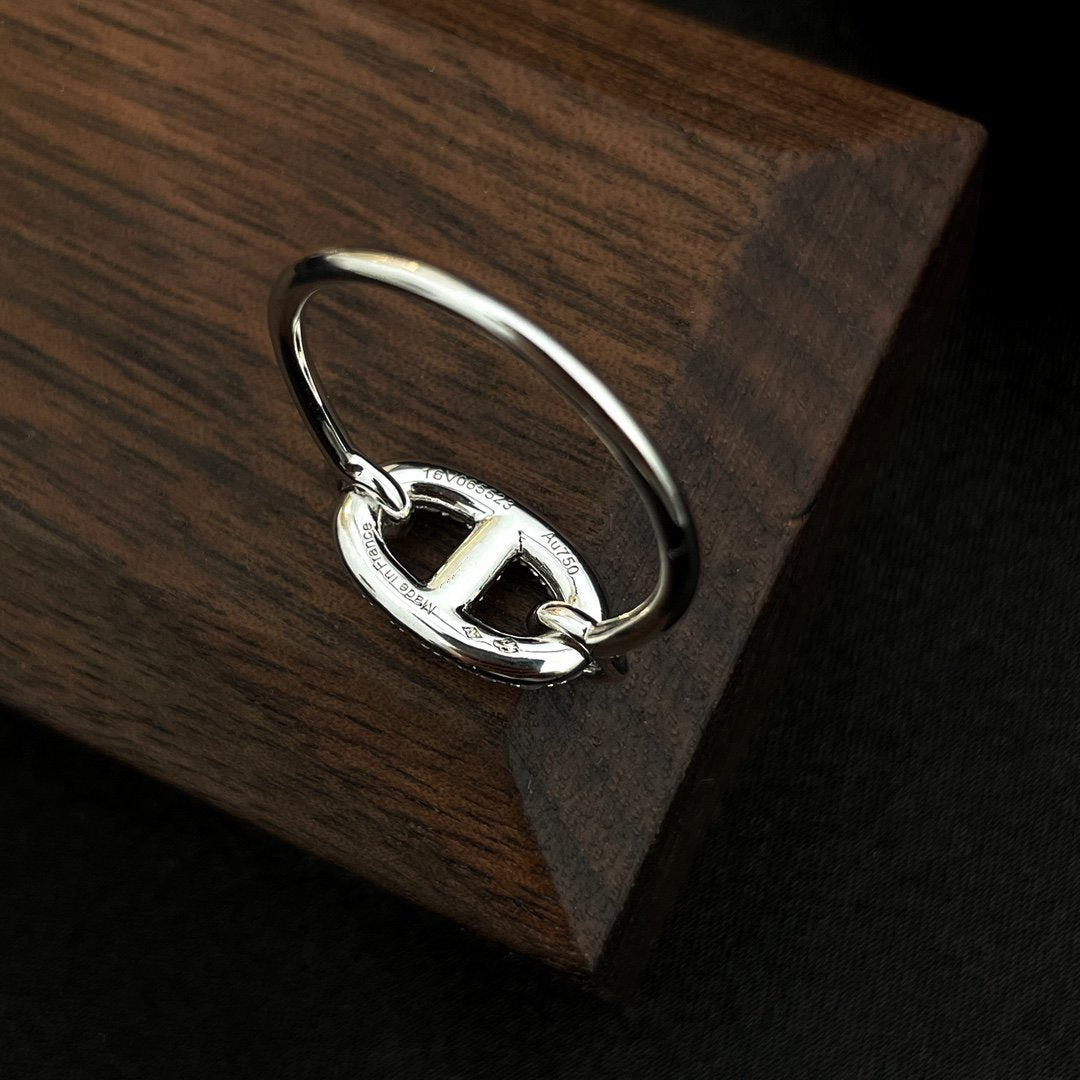 ¡®Veyra Jewelry¡¯RONDE SMALL SILVER DIAMOND RING
