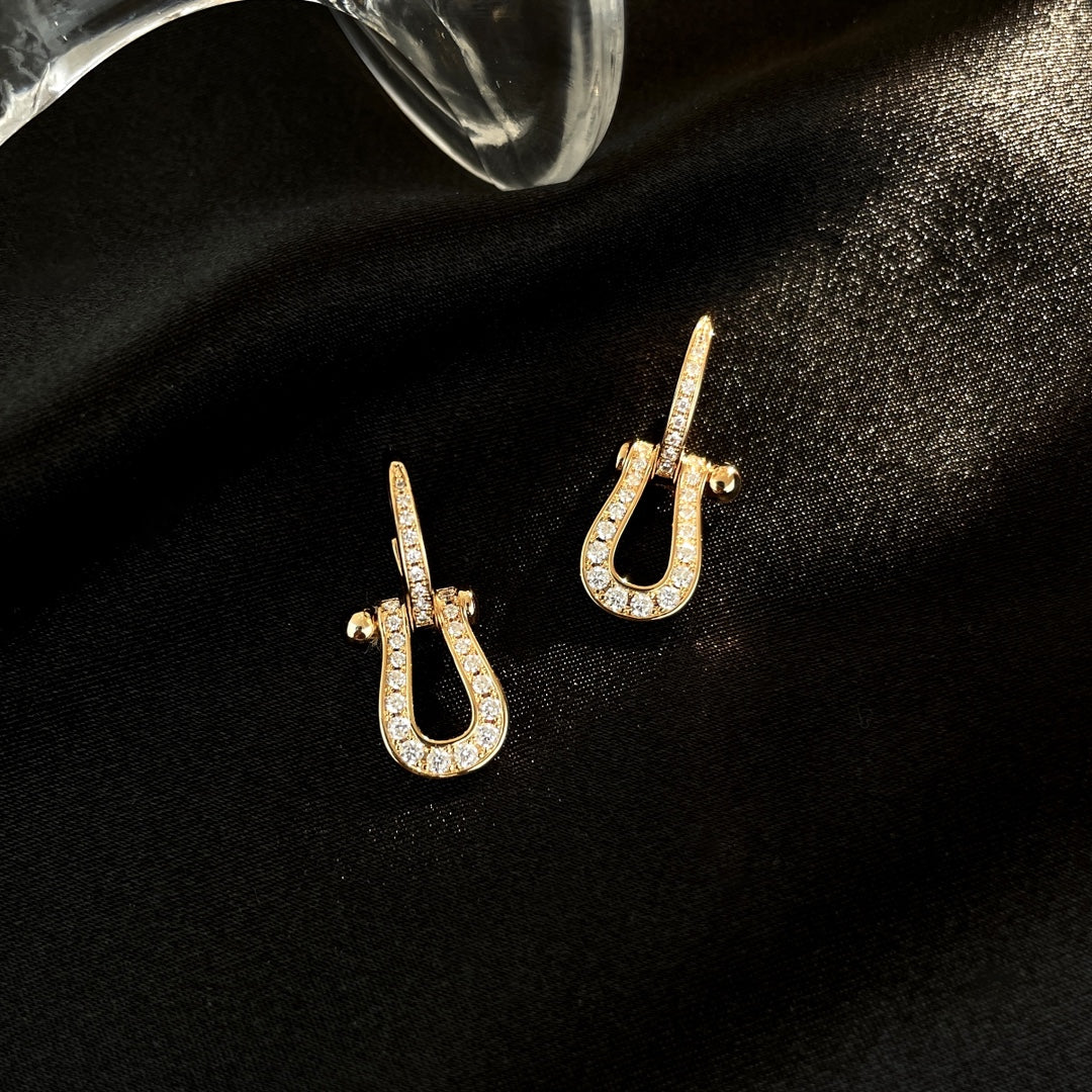 ¡®Veyra Jewelry¡¯FORCE 10 FULL DIAMOND DROP EARRINGS MEDIUM MODEL