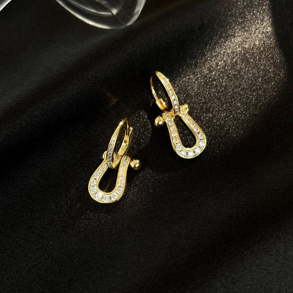 ¡®Veyra Jewelry¡¯FORCE 10 FULL DIAMOND DROP EARRINGS MEDIUM MODEL