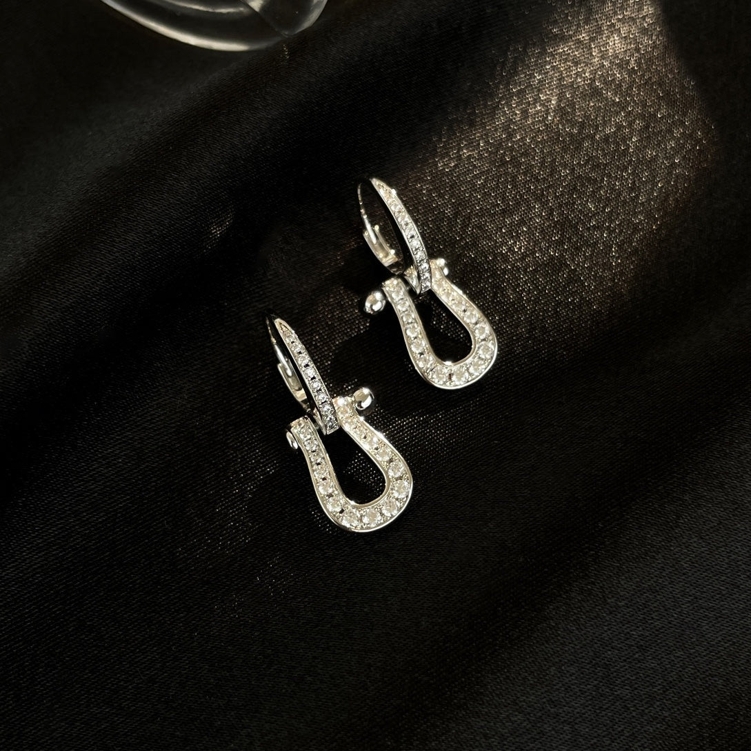 ¡®Veyra Jewelry¡¯FORCE 10 FULL DIAMOND DROP EARRINGS MEDIUM MODEL