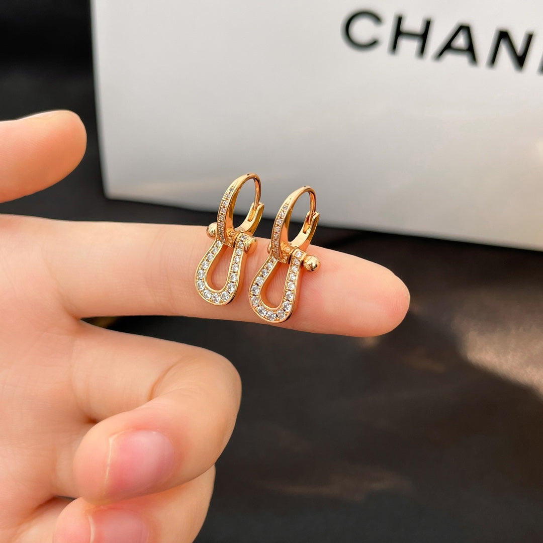 ¡®Veyra Jewelry¡¯FORCE 10 FULL DIAMOND DROP EARRINGS MEDIUM MODEL