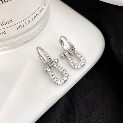 ¡®Veyra Jewelry¡¯FORCE 10 FULL DIAMOND DROP EARRINGS MEDIUM MODEL