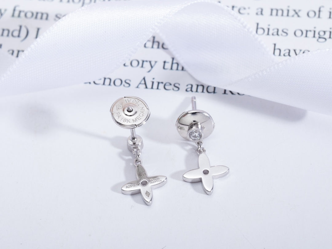 ¡®Veyra Jewelry¡¯VIDYLLE SILVER DIAMOND MINI DROP EARRINGS