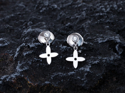 ¡®Veyra Jewelry¡¯VIDYLLE SILVER DIAMOND MINI DROP EARRINGS