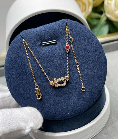 ¡®Veyra Jewelry¡¯FORCE 10 DIAMOND PINK GOLD NECKLACE