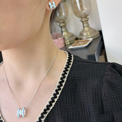 ¡®Veyra Jewelry¡¯POP H SKY BLUE NECKLACE
