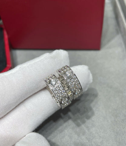 ¡®Veyra Jewelry¡¯LOVE 5.5MM DIAMOND PAVED EARRINGS