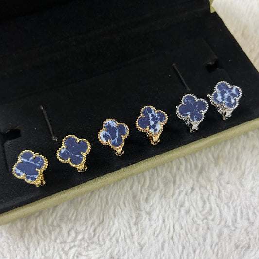 ¡®Veyra Jewelry¡¯CLOVER PIETERSITE MEDIUM STUD EARRINGS