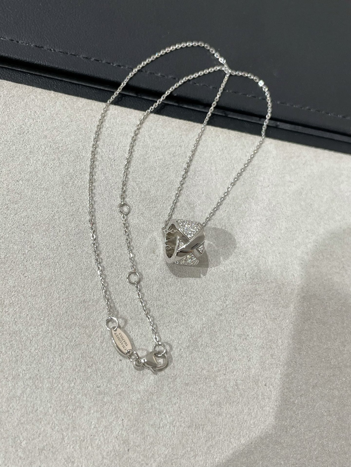 ¡®Veyra Jewelry¡¯LIENS EVIDENCE DIAMOND PAVED NECKLACE