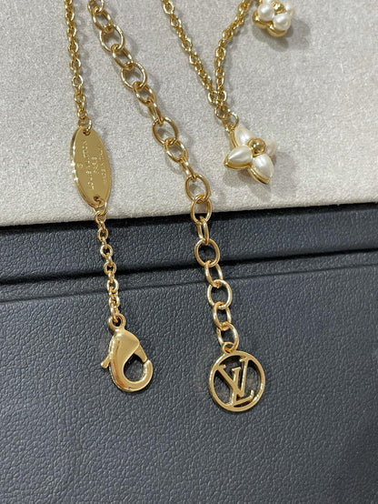 ¡®Veyra Jewelry¡¯FLOWERGRAM GOLD MOP DOUBLE ROW NECKLACE