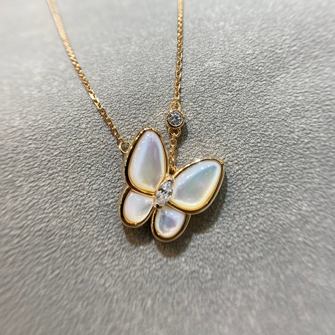 ¡®Veyra Jewelry¡¯BUTTERFLY MOP DIAMOND NECKLACE