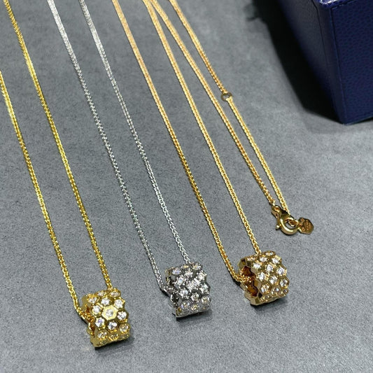 ¡®Veyra Jewelry¡¯BEE LOVE DIAMOND PAVED 3 ROW NECKLACE