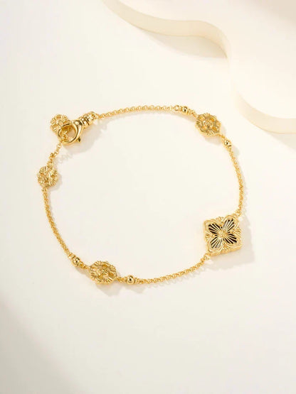 [Veyra Jewelry]B.C.L ENAMELED One-Flower Bracelet£¨Various Colors)