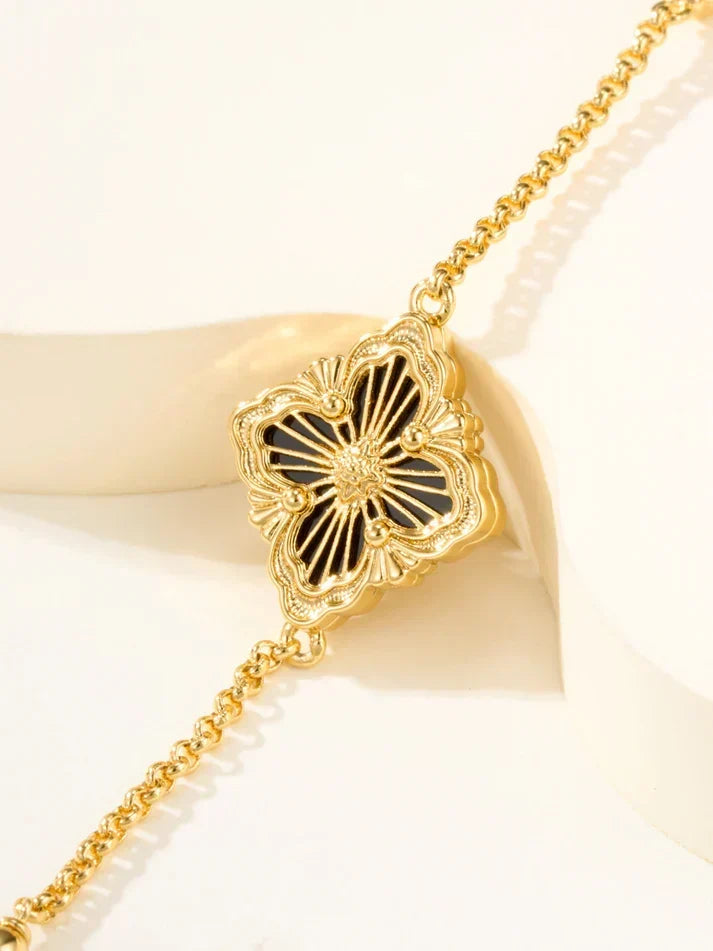 [Veyra Jewelry]B.C.L ENAMELED One-Flower Bracelet£¨Various Colors)