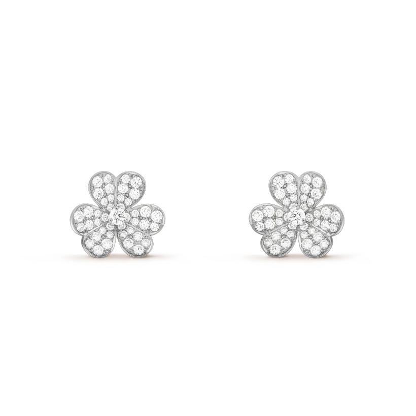 ¡®Veyra Jewelry¡¯CLOVER COMOS DIAMOND EARRINGS SILVER