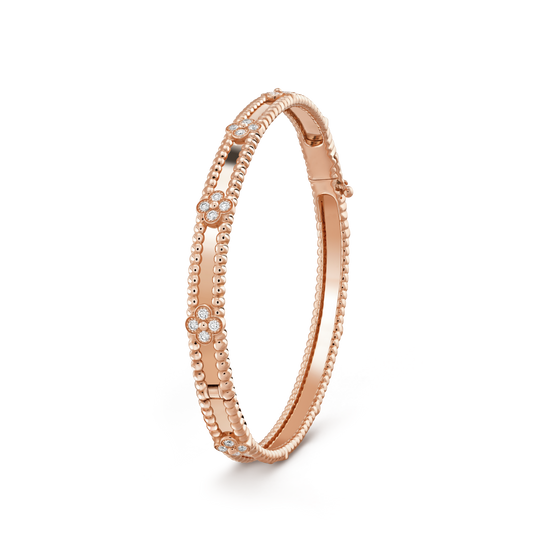 ¡®Veyra Jewelry¡¯CLOVER BRACELET 4MM DIAMONDS