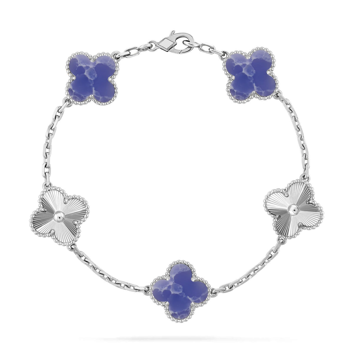 [Veyra Jewelry]New CLOVER 5 MOTIF BLUE VEINS BRACELET COLLECTION