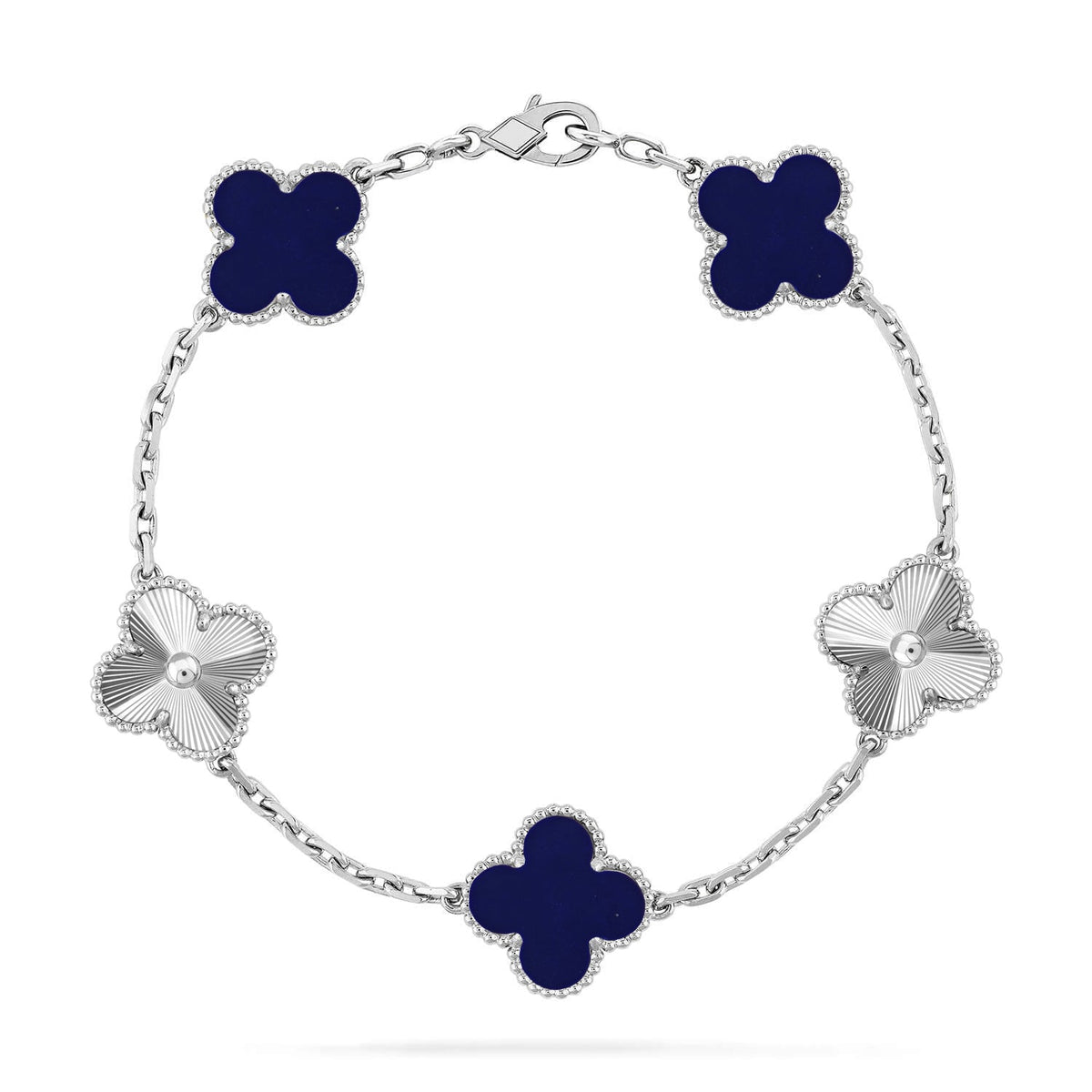 [Veyra Jewelry]New CLOVER 5 MOTIF LAPIS LAZULI BRACELET COLLECTION