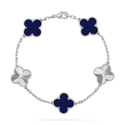 [Veyra Jewelry]New CLOVER 5 MOTIF LAPIS LAZULI BRACELET COLLECTION