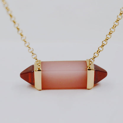 ¡®Veyra Jewelry¡¯Color Stone Bar Pendant Necklace