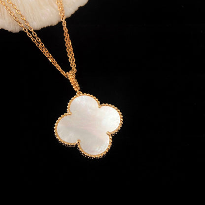 ¡®Veyra Jewelry¡¯CLOVER 25MM MOP LARGE PENDANT NECKLACE