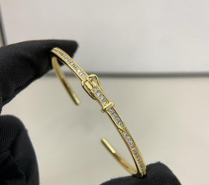 [Veyra Jewelry] DIAMOND-ENCRUSTED BRACELET THREE COLORS